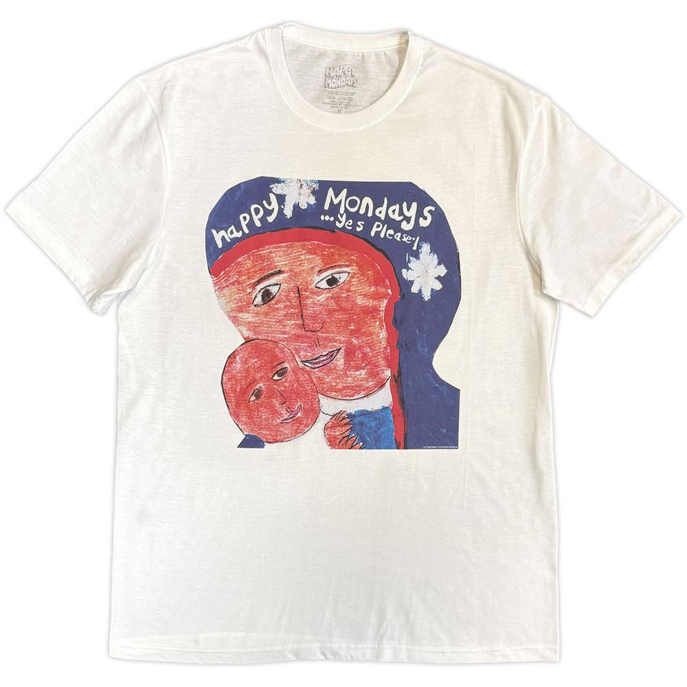 Rock Off officially licensed products Happy Mondays Yes Please T Shirt XXL White