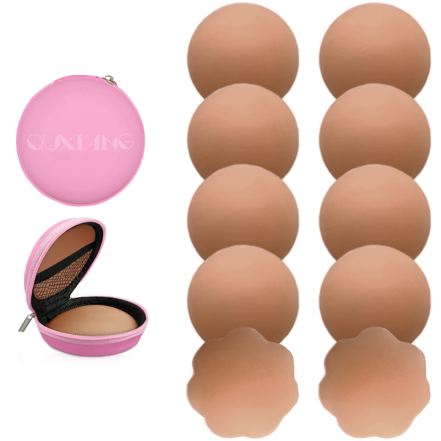 QUXIANG 5 Paar Pasties Frauen Brustwarzenabdeckungen