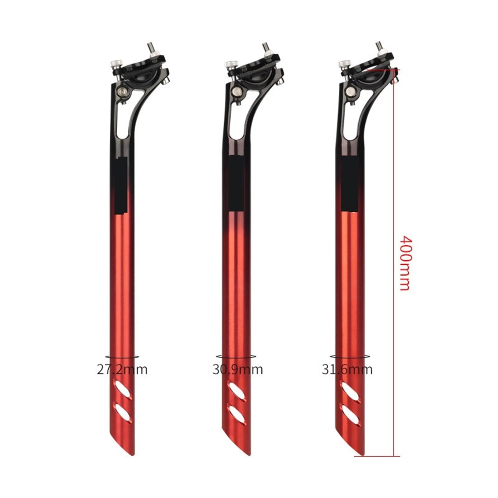 Tige De Selle 27,2/30,9/31,6 Mm – Alliage Alu, 400 Mm, VTT, Route, BMX, Montage Facile