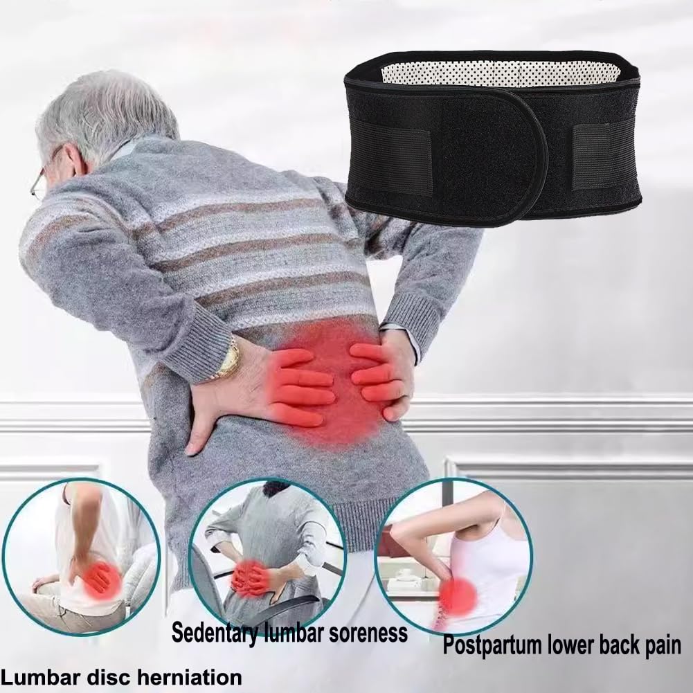 PENINSULA LOVE Lumbar Back Support Brace Self-Heating Breathable Lower Back Support Belt for Men Women Sciatica Herniated Disc Scoliosis Pain Relief