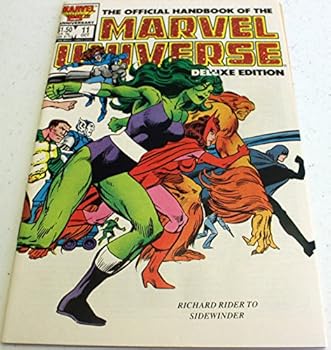 The Official Handbook of the MARVEL UNIVERSE DELUXE EDITION (Richard Rider to Sidewinder). Vol. 2, No. 11 October 1986