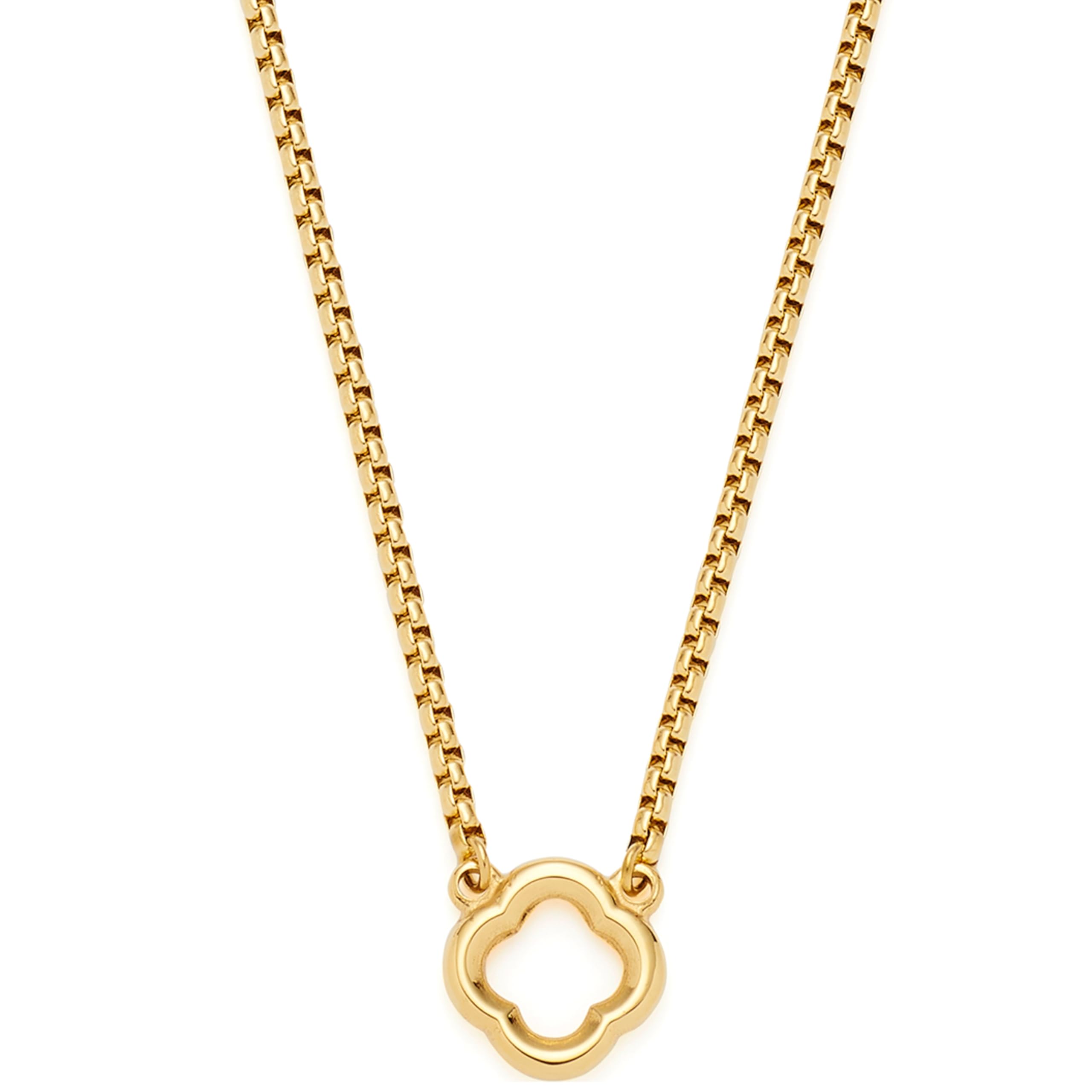 Leonardo Jewels Clip & Mix Orlanda, łańcuszek ze stali nierdzewnej z elementem koniczyny do zawieszenia charmsów, długość 50-55 cm, delikatny łańcuszek wenecki, kolor złoty, prezent dla kobiet,