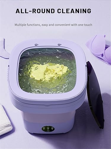 Miniatura 7 de Lavadora portátil, mini lavadora, lavadora plegable de gran capacidad mejorada de 16 litros. Limpieza profunda de ropa interior, ropa de bebé y