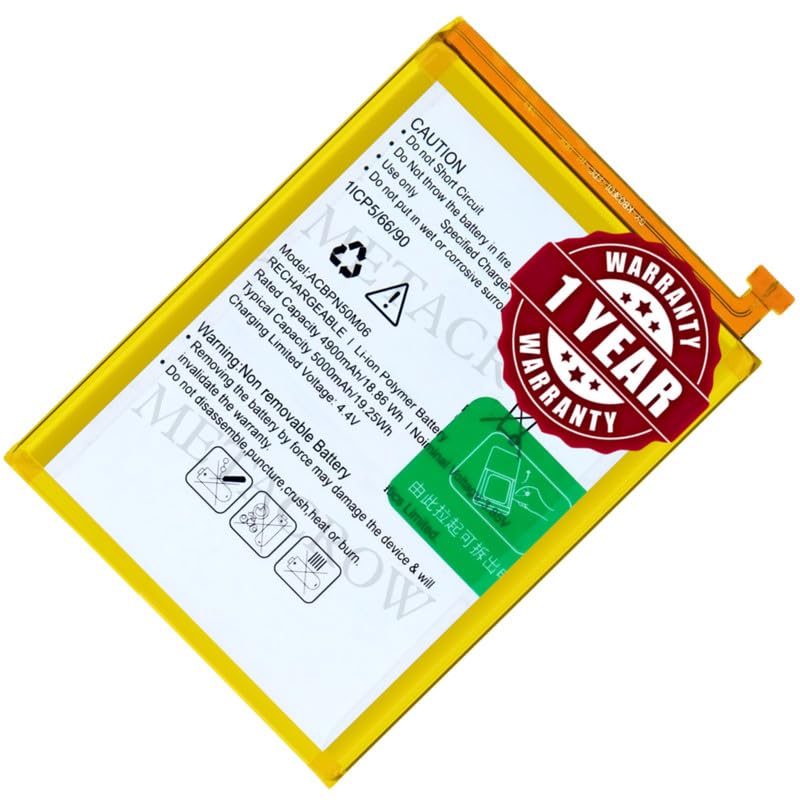 Image of Original ACBPN50M06 Battery Compatible for Micromax in 1 (E6746) | in Note 1 (E7746) - (5000mAh) - 1 Year Warranty JK1