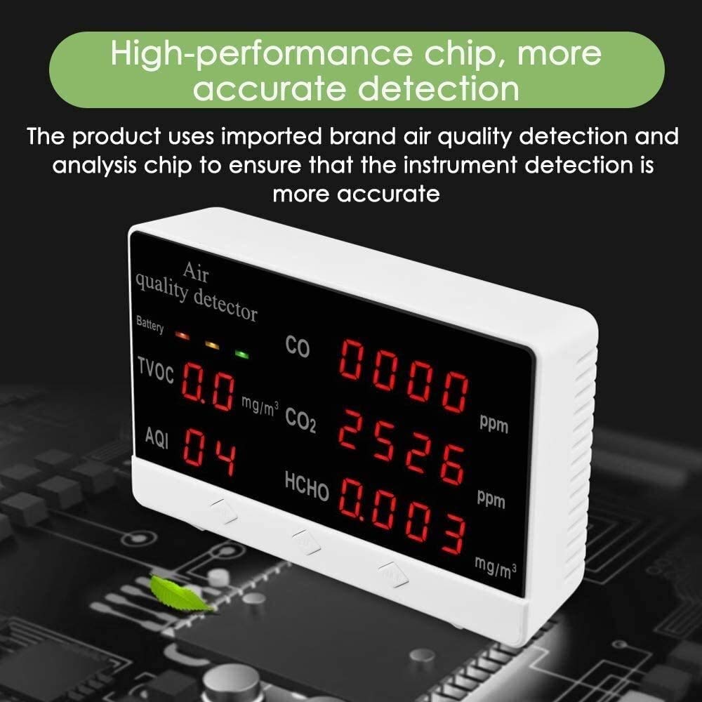 Amazon.co.jp: 空気品質モニター室内大気汚染メーターマイクロダスト