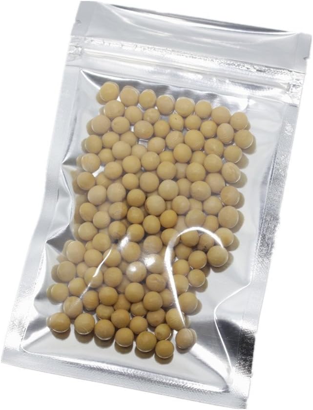 Multi-Sizes White Front Clear Open Top 2.8mil Plastic Vacuum Pouch Heat Sealable Bags For Food Storage Vitamin Packets Mini Sample Giveaway With Tear Notch