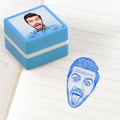 Miniatura 6 de Sellos personalizados autoentintados para fotos de mascotas, sellos de goma personalizados, bonitos regalos de Navidad de cumpleaños para amantes de