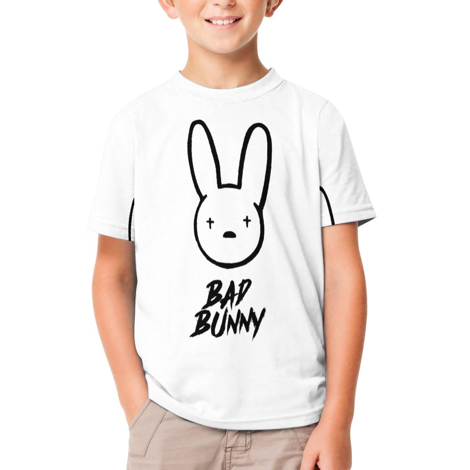 Amazon.co.jp: バッド・バニー Bad Bunny Tシャツ 子供 半袖 ショート 