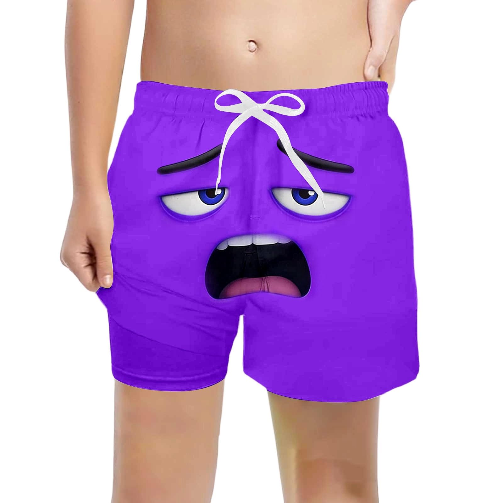 Bermuda enfant piscine avec cordon de serrage réglable et slip intérieur