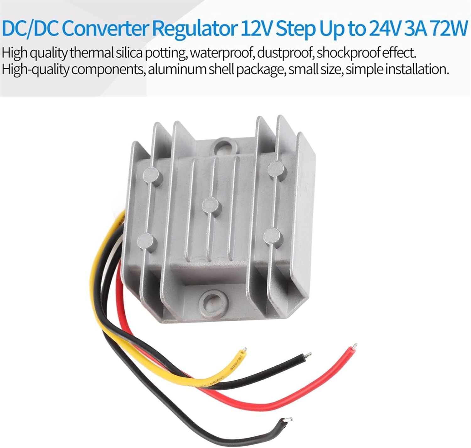 ‑ Converter 12V to 24V 3A 72W Voltage Step Up Module Boost Power Supply Converter to Boost Module