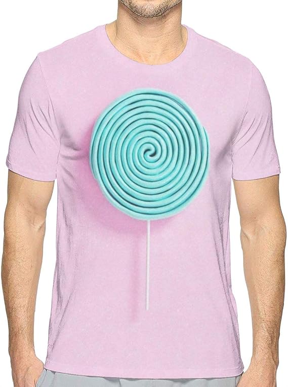 Amazon Co Jp Tシャツ ロリポップ柄 ピンク 青 メンズ 半袖 服 メンズ 夏 カジュアル ファッション 丸襟 柔らかい 快適 ファッション Amazon Co Jp Tシャツ ロリポップ柄 ピンク 青 メンズ 半袖 服 メンズ 夏 カジュアル ファッション 丸襟 柔らかい 快適 ファッション