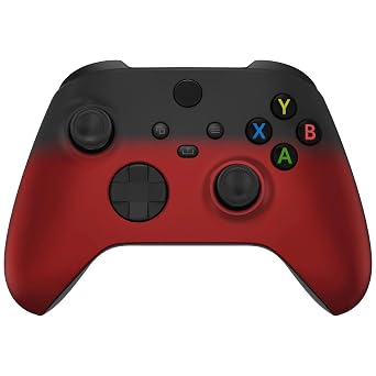 Stealth Controllers Wireless Controller for Xbox Series S, Xbox Series X, Xbox One - Soft Touch Feel - Custom Series S/X Controller Red Shadow