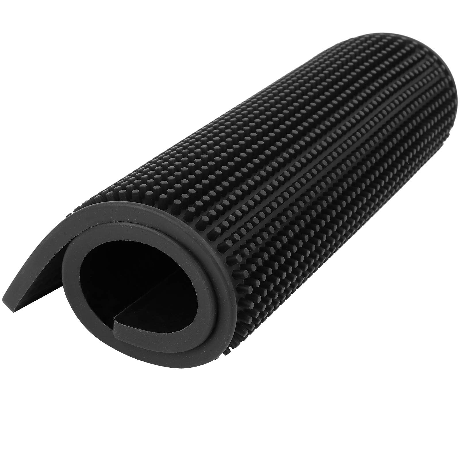 HOZEON Confezione da 3 tappetini da bar in gomma antiscivolo, per bancone, bar, cucina, ristorante, barista, hotel, bevande, mobili, 30,5 x 45,7 cm, colore: nero