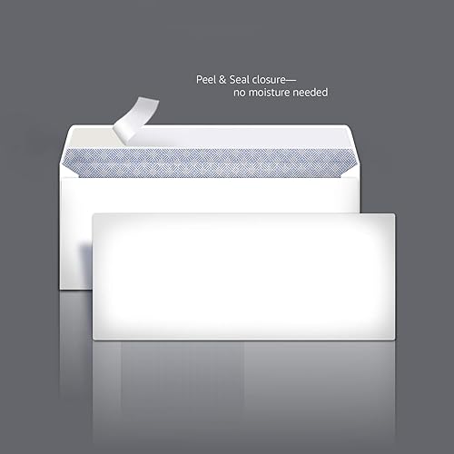 Miniatura 3 de Tienda Basics Security Tinted Envelopes Bundle with #10 and 6 34 Sizes (500 + 100 Pack)