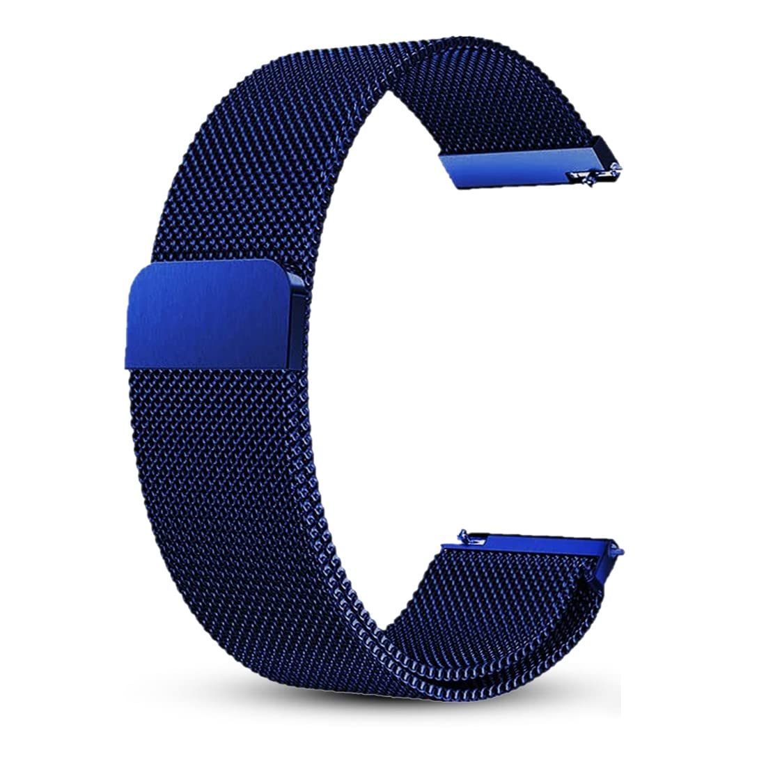 STRAPY Replacement Milanese Magnetic Clasp Chain Classic Strap For Defy Space Smart Watch Only Metal Straps (BLUE) (B0BLM5SJVH) Amazon Price History, Amazon Price Tracker