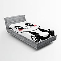 Vista 77 de Sábana Ambesonne bajera, ajustable, multicolor, en colores y tres tamaños