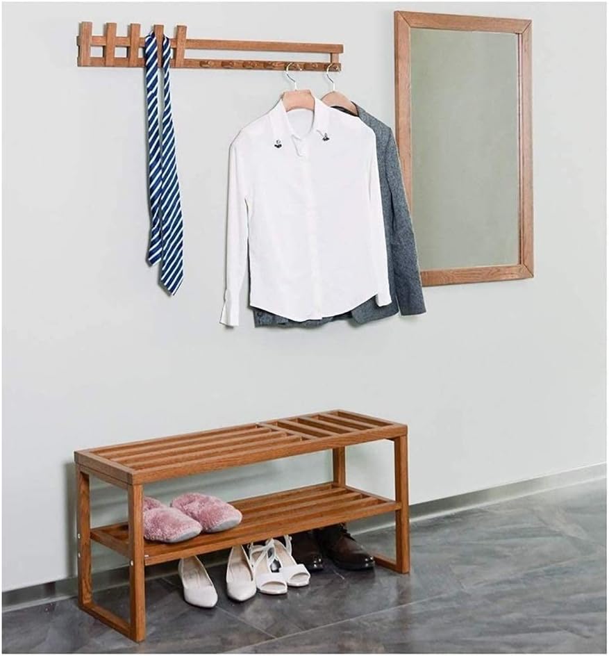 Solid Wood Key Hook, Wall-Mounted Creative Door Rack, Wall Hanger Hanging Porch Clothes Hat