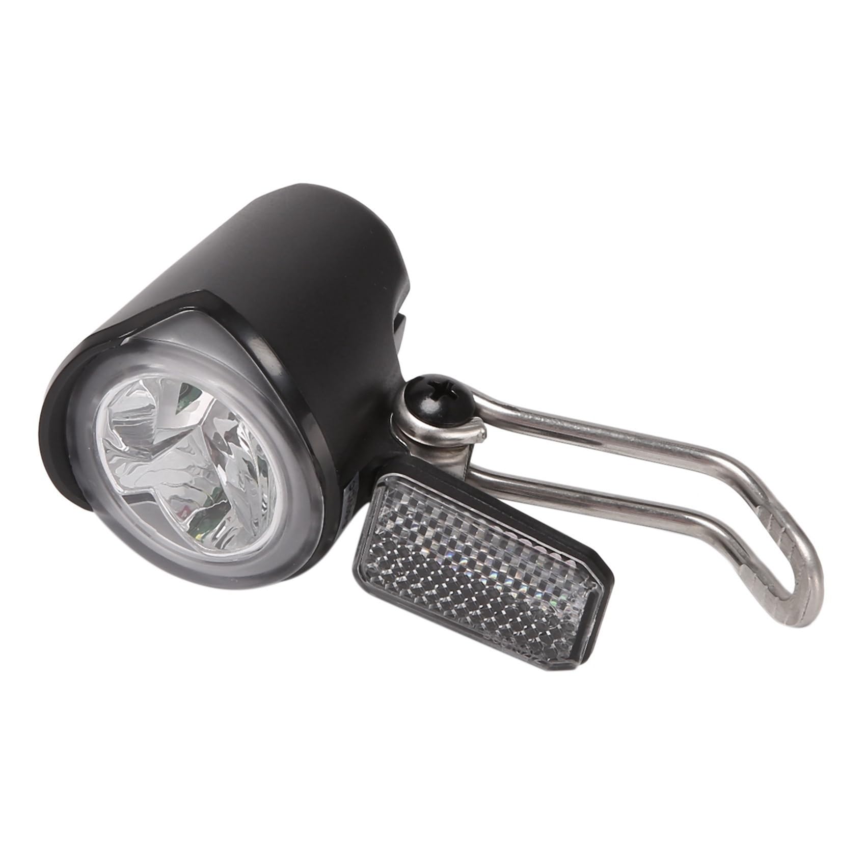 Phare LED Pour VAE - Noir Étanche 6V-60V - Montage 2 Broches Sur Cadre - 2 Modes D'Éclairage