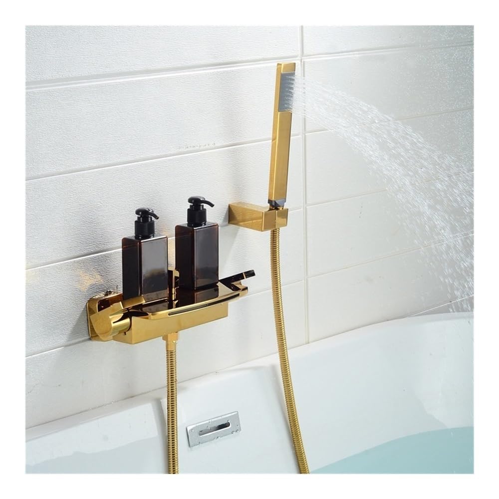 Blyqxs Gold Bathtub Faucets Bath Shower Set For Bathroom Xt411