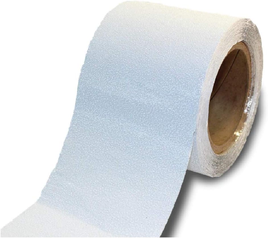 ifloortapeWhite Reflective Foil Pavement Marking Tape Conforms to Asphalt Concrete Surface 4 Inch x 50 Foot Roll