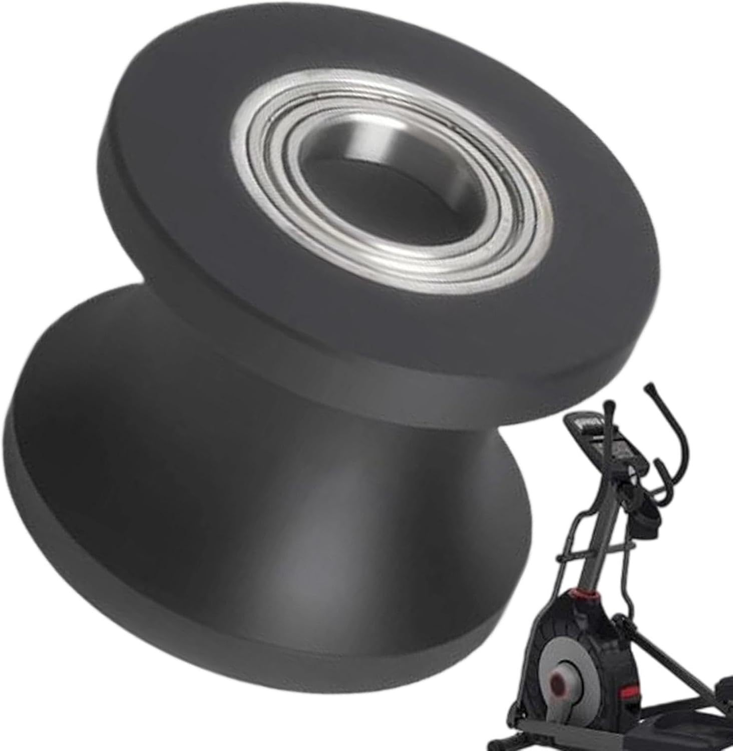 Elliptical Machine Wheels Smooth Quiet Exercise Replacement Parts | Elliptical Replacement Wheels Home Apartment Indoor Commercial Room