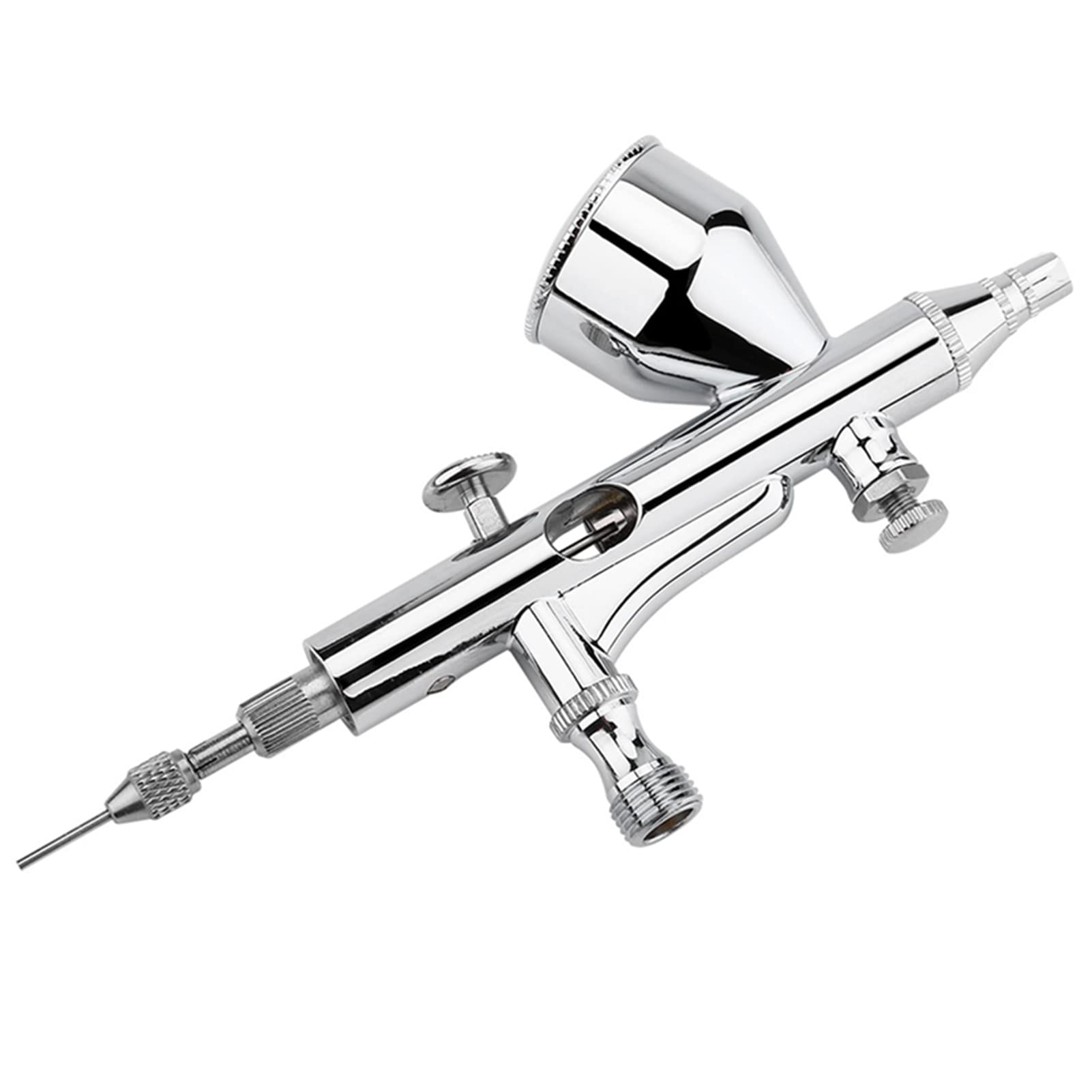 Fabater Zestaw Aerografu o Podwójnym Działaniu 0,2/0,3/0,5 Mm Pistolet Natryskowy z igłą do Ciasta, Zdobienia Paznokci, Malowania Modeli i Tatuowania