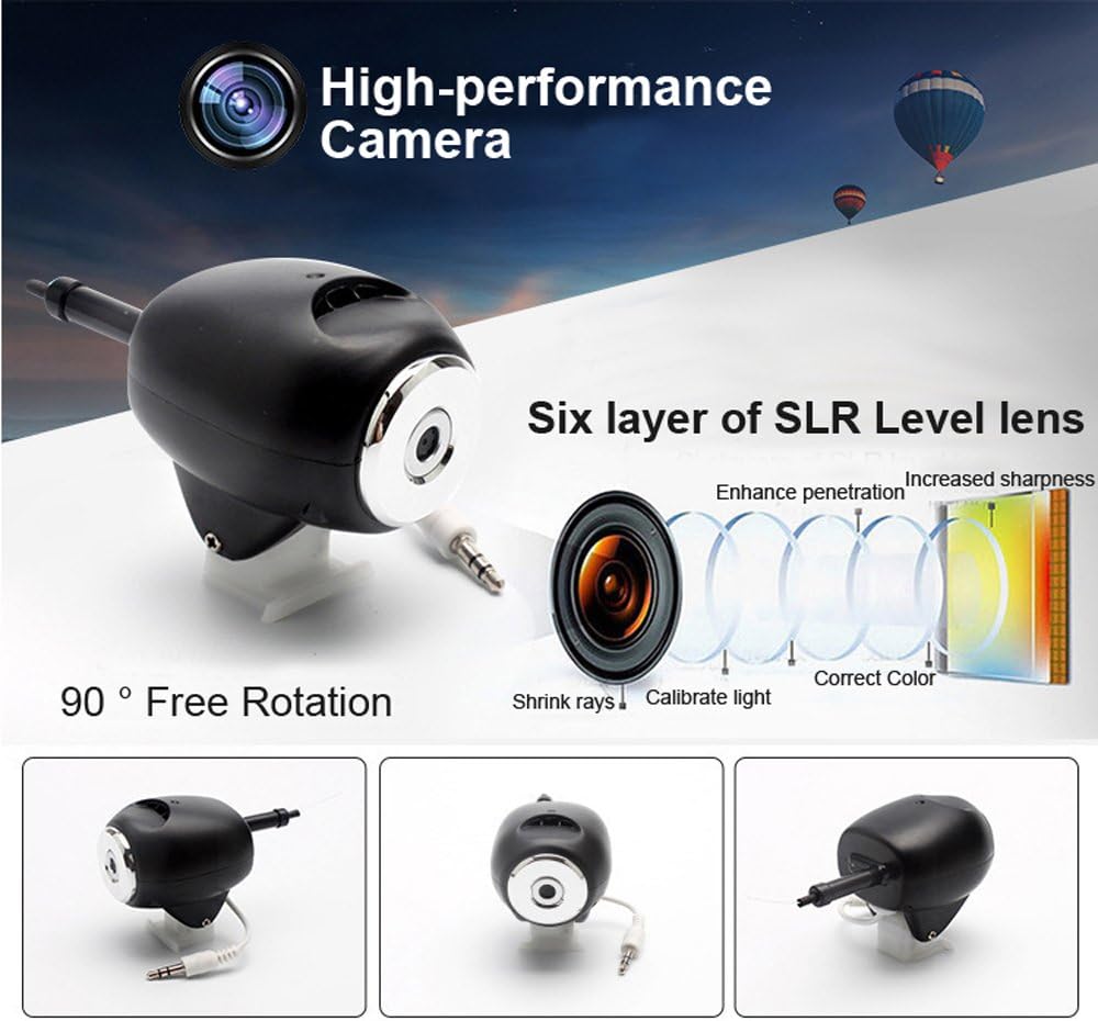 Cheerwing Syma X8W FPV Real-time 2.4Ghz 4ch 6 Axis Gyro Headless RC Quadcopter Drone with HD Camera RTF (Black)