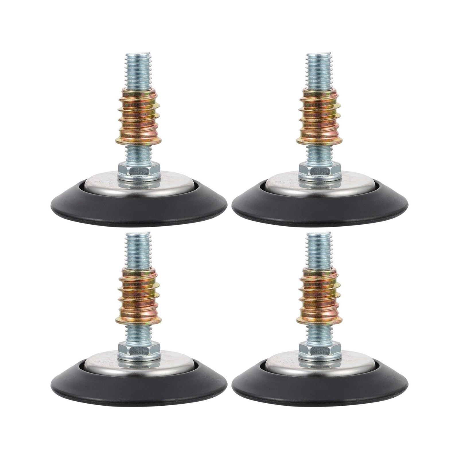 Niveladores de muebles de acero inoxidable resistente con tuerca en T para un ajuste firme