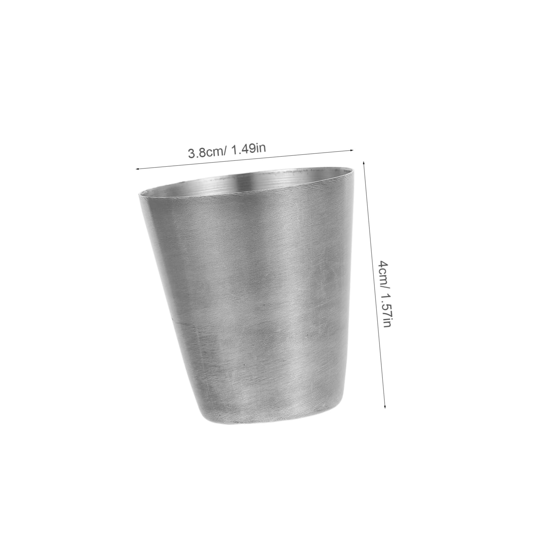 PartyKindom Sturdy Metal Sauce Cups Set of 8 Small Ramekins for Soy Sauce Dressings Seasonings Reusable Round for Easy Dipping