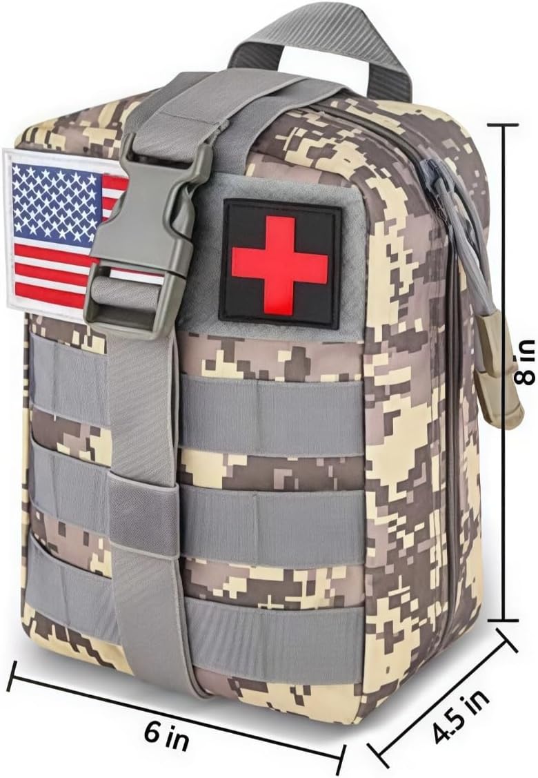 Outdoor Camping Mountaineering First aid kit, Portable Multifunctional Tool kit, Earthquake Survival self-Defense Equipment kit