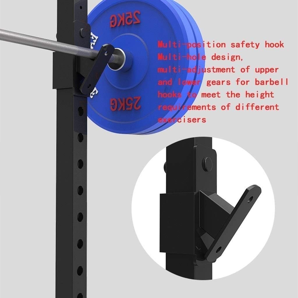 Weightlifting Commercial Bench Press Dip Stands Horizontal Bar Pull-ups Professional Squat Rack Bench Press Barbell Rack Weight Training Rack Gantry Fitness Equipment