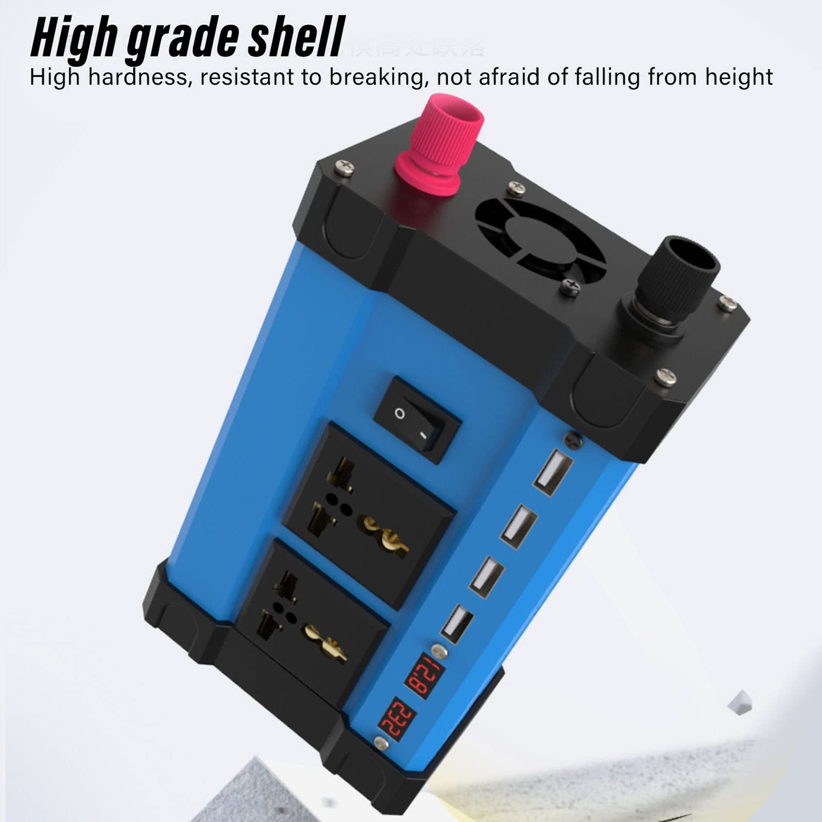 Amazon.co.jp: 500W 修正正弦波インバーター、4 USB ポート 5V DC 3.6a 