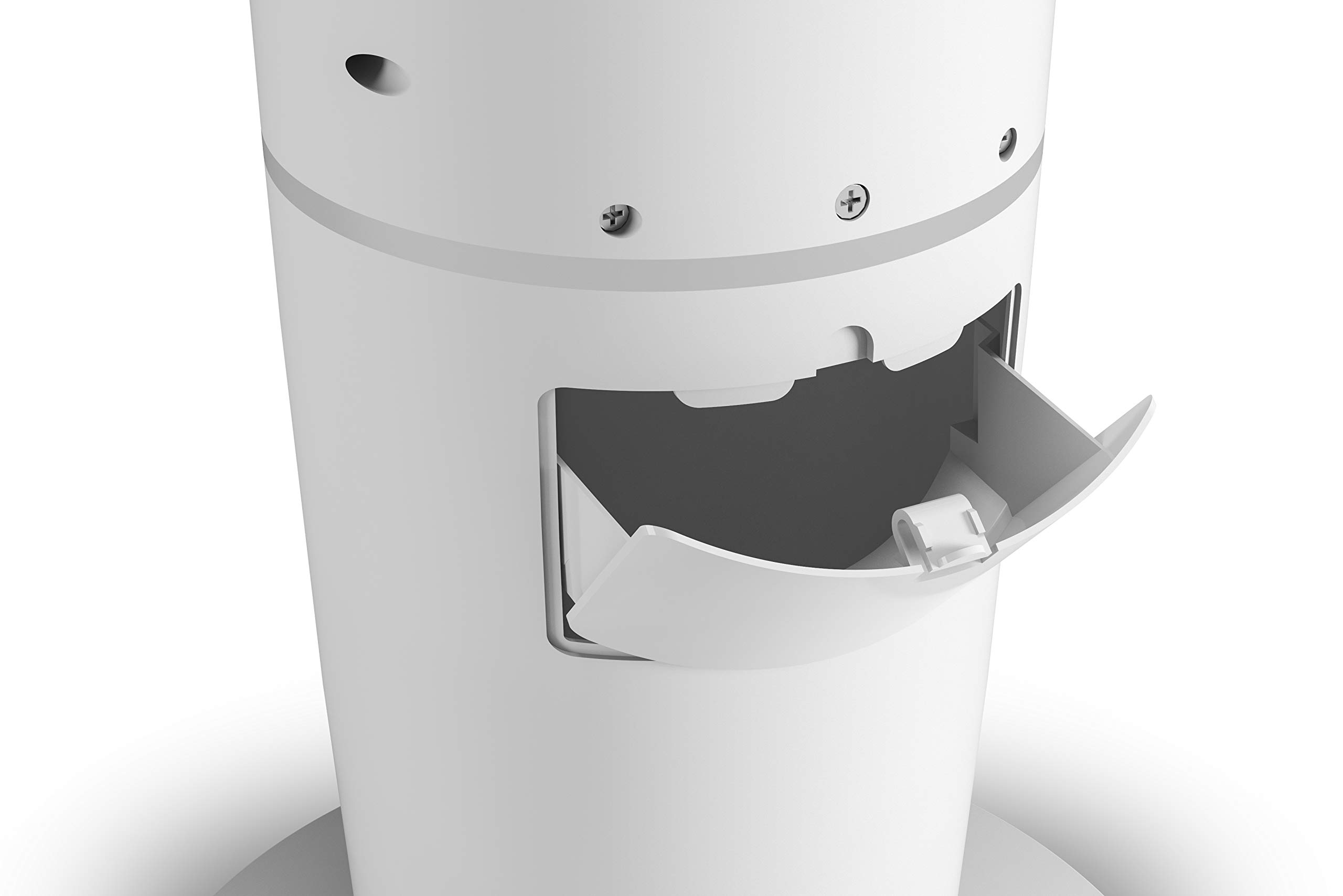 Olimpia Splendid 99312 Peler Tower Raffrescatore Ionizzatore a Torre con Base oscillante Timer e Tanica 3,5 Litri, 300 m3/h, 65 W, Bianco