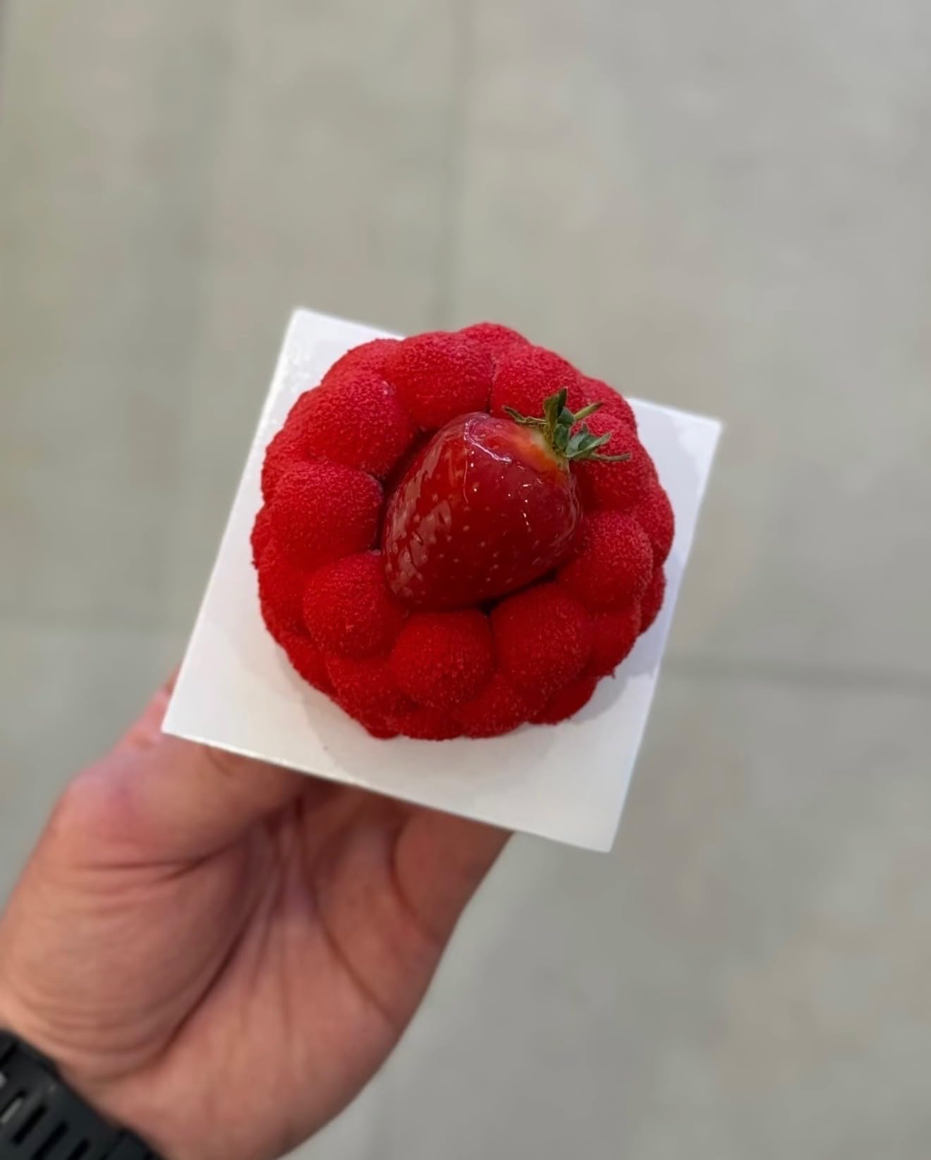 Supporto per torta - Quadrato bianco/bianco verniciato, 8 x 8 cm, spessore 1800 g, senza linguetta (200)