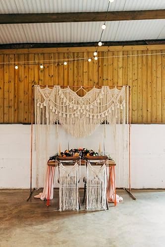 Macrame Wedding Arch Arbor, Macrame Wall Hanging,Macrame Door Hanging,Room Divider,Backdrop