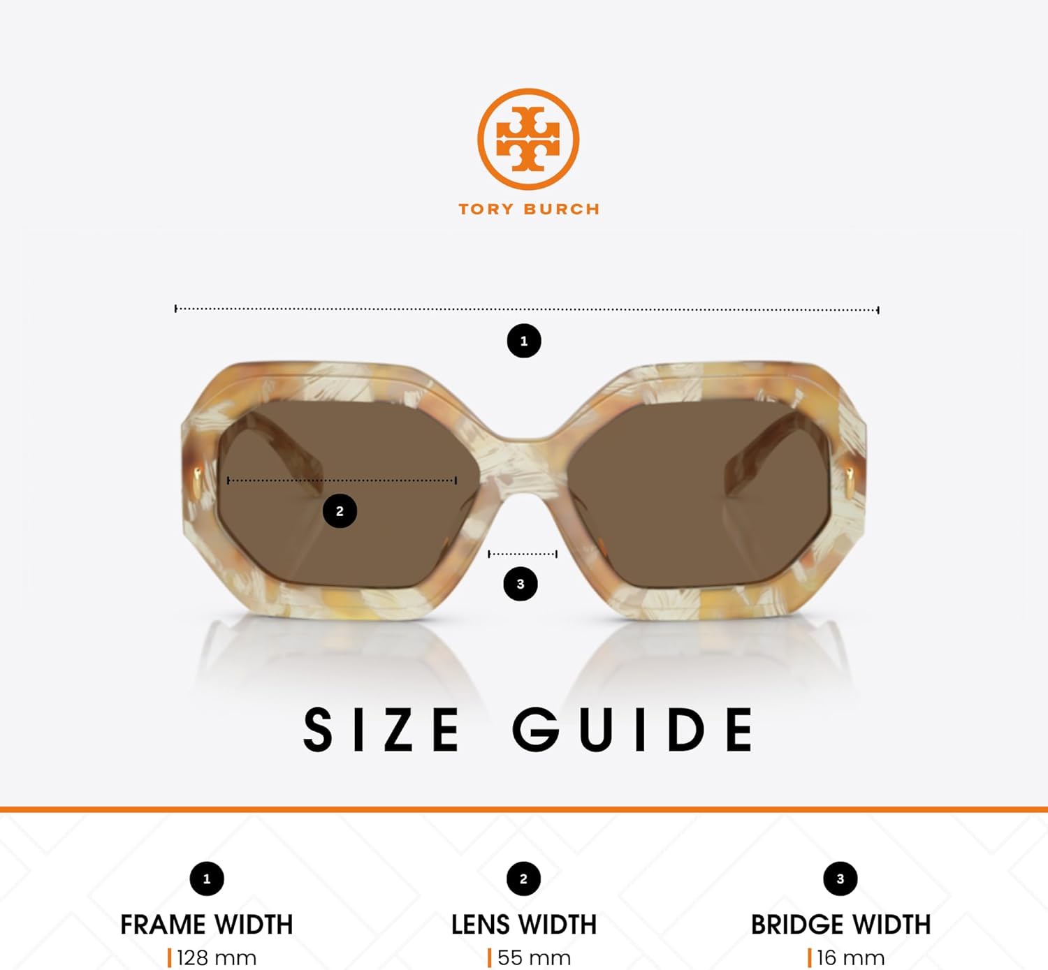 Tory Burch TY7192U Hexagonal Sunglasses for Women +BUNDLE with ACCESSORY EYEWEAR KIT - Image 4