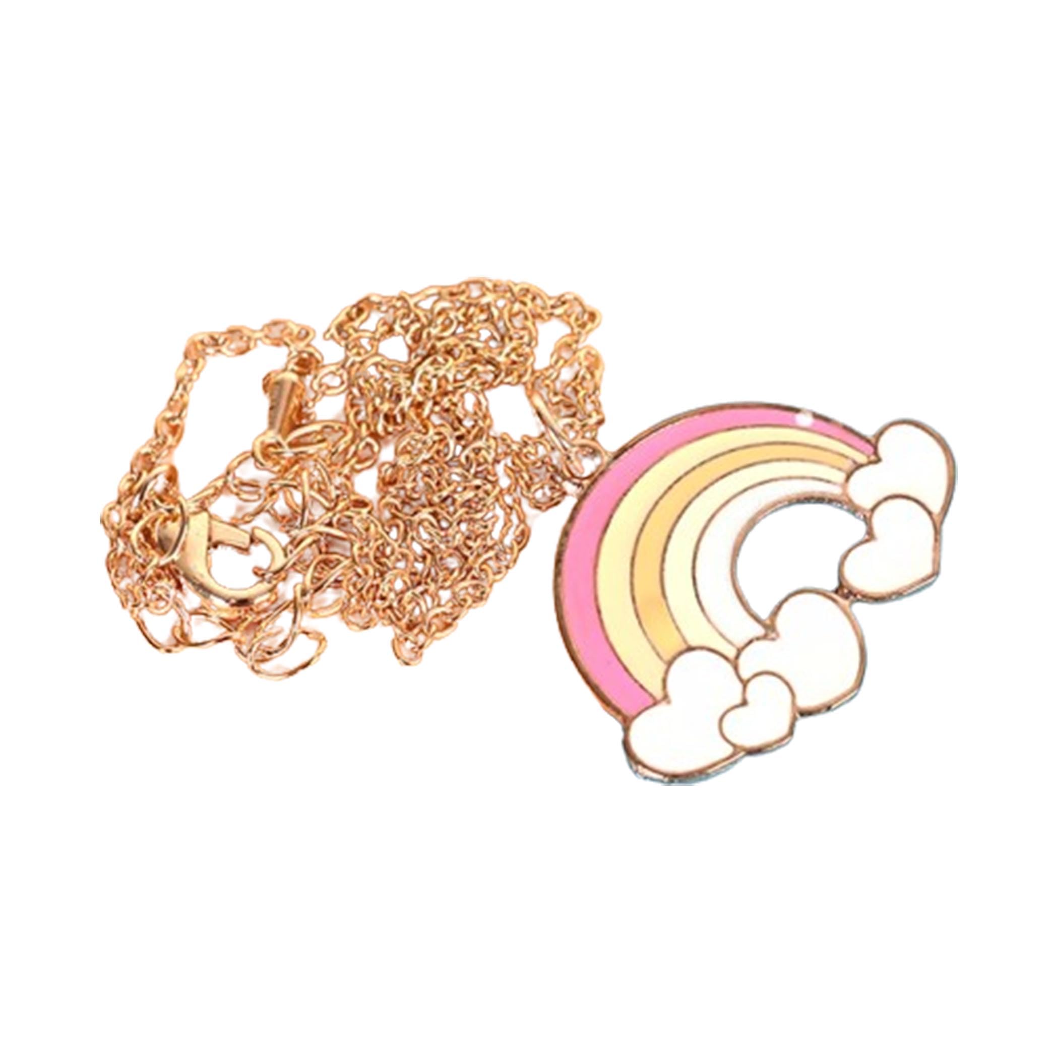 Genric Trendy Korean Style Unicorn And Rainbows Pendant Necklace For Girls And Women (B09X78PLNC) Amazon Price History, Amazon Price Tracker
