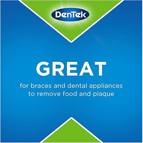 Miniatura 3 de Dentek Limpiadores de cepillo Dentek Slim, 32 cada uno (paquete de 4)