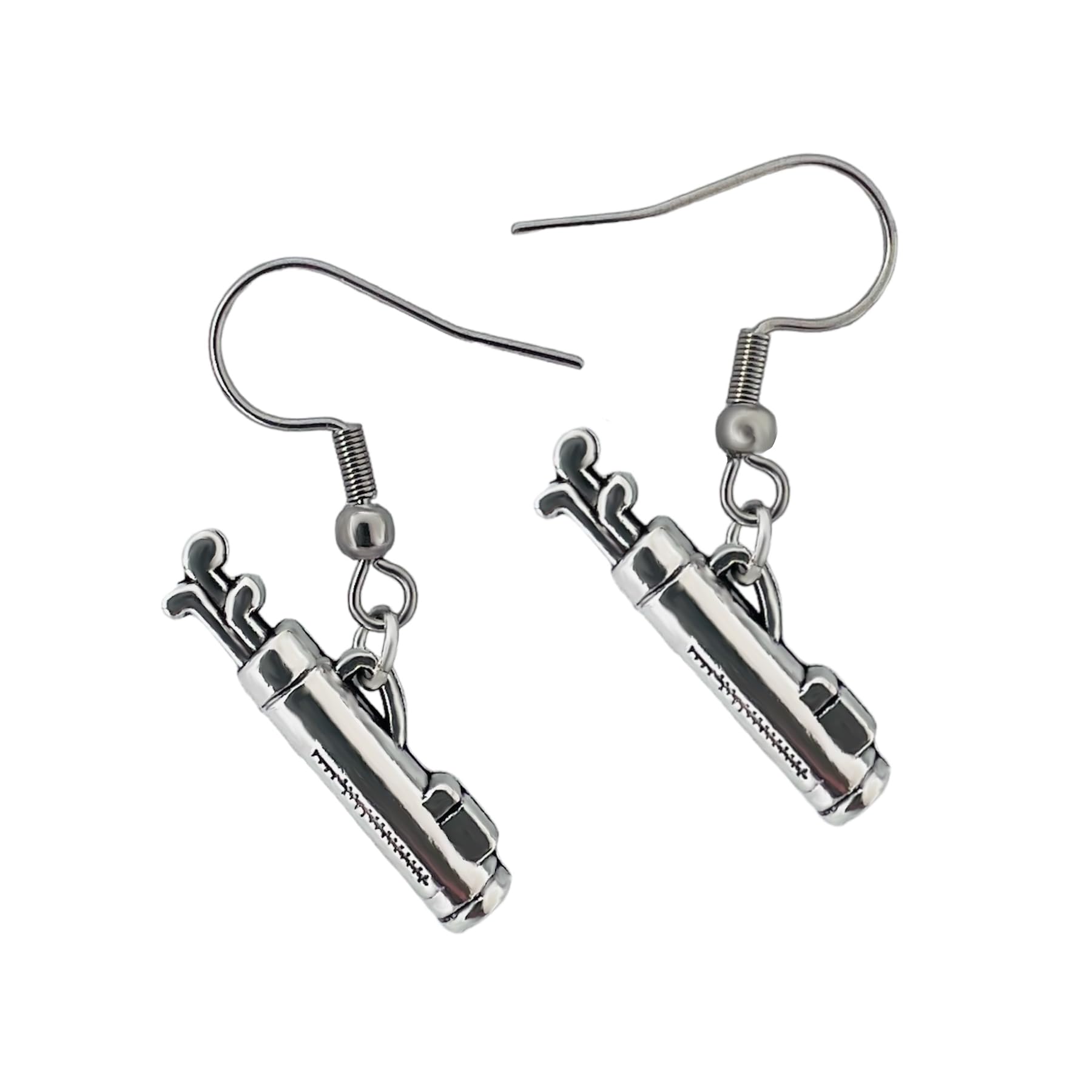 Golf Bag Earrings for Women - Golf Jewerly - Golf Accessories - Golfer Accessory (The Sunday Bag)