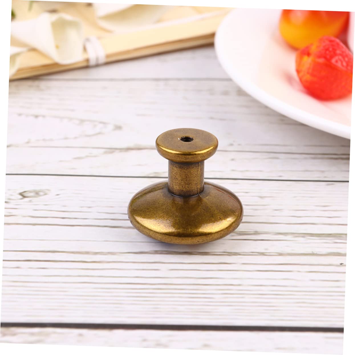 LIFKOME 2 Sätze Keramische Türknöpfe Mit Blumenmuster Ländlicher Stil Für Schränke Diy Möbelknöpfe Für Küchenschränke Und Kommoden 4 Stück * 2