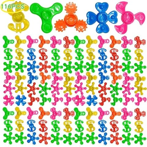 Nbguigdstr Fidget Spinners Bulk-Mini Fidget Spinner Toys for Kids Teens Adults Birthday Party Favors,Return Gifts,Goodie Bags Stuffers,Party Games,Classroom Rewards Carnival Prizes (24) Cover