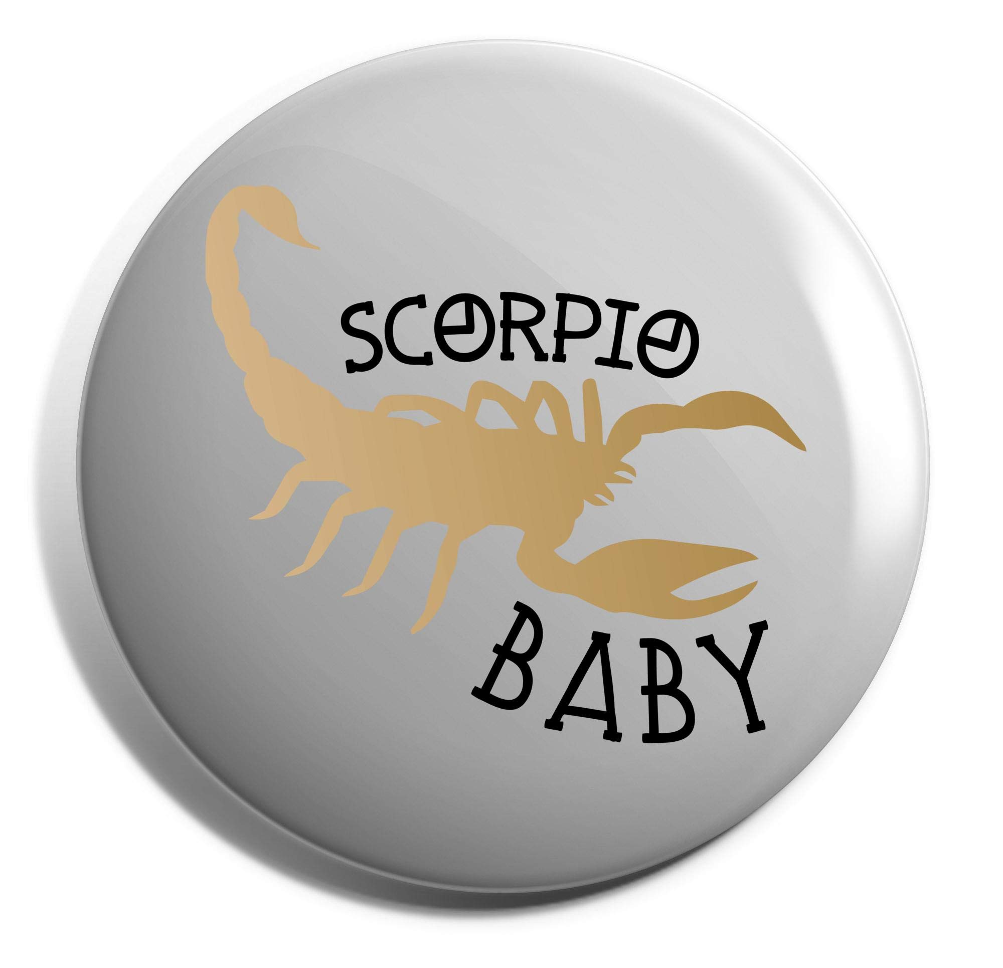 Hippowarehouse Scorpio Baby Badge Pin