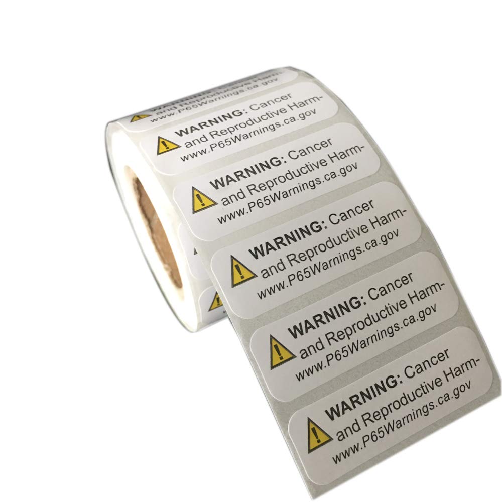 Snapklik.com : FirstZi Adhesive California Prop 65 Warning Labels CA ...