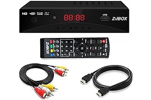 Digital TV Converter Box for Crystal-clear Live 1080P HDTV with ATSC 3.0