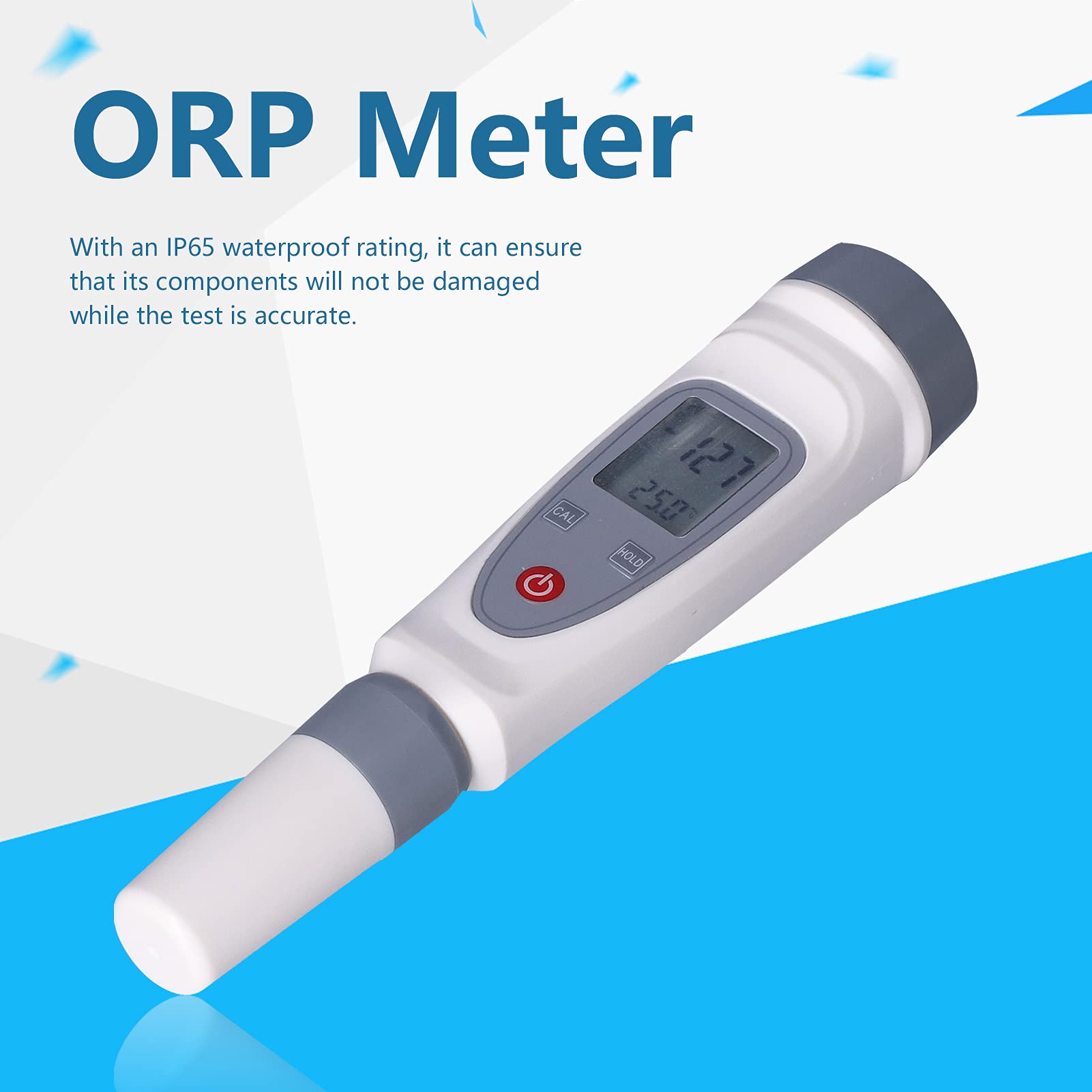 Alvinlite Misuratore ORP, ORP‑BL Tester del potenziale di riduzione dell'ossidazione Penna per Test del potenziale Negativo ad Alta precisione per la casa