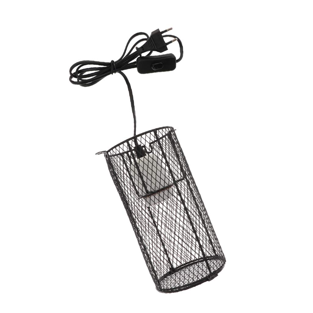 Baoblaze Lampenschutzkorb für E27 Terrarium-Lampen bis 500W