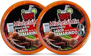 Michela Mix 2 Pack, Chamoy michelada Rimmer, Rimming Dip, Michelada and Fruit Dip, Chiltepin El Rey (Tamarindo)
