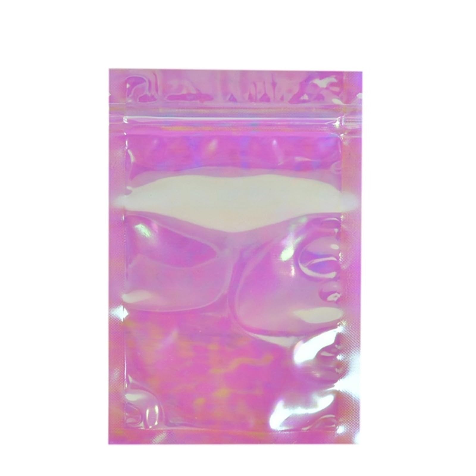 zip bags， Foil Zip Lock Bags Pack Of 100 Pink Multiple Sizes(12x18cm)