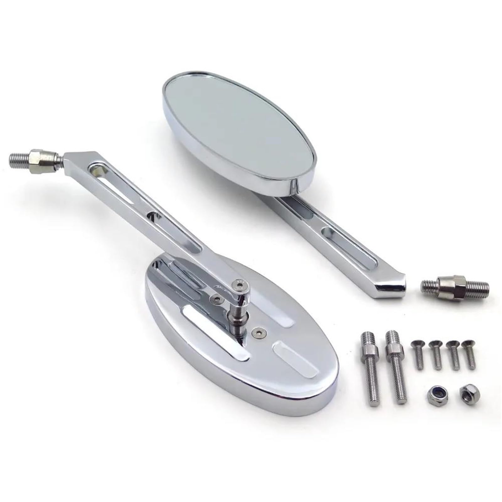 Rétroviseur moto ovale en alliage chromé pour CBR600 F4 F4i 900RR 929RR