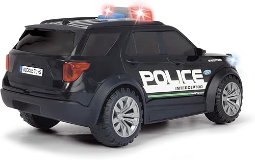 Miniatura 2 de Dickie Toys Interceptor de policía HK Ltd para Ford con luz y sonido, color negro
